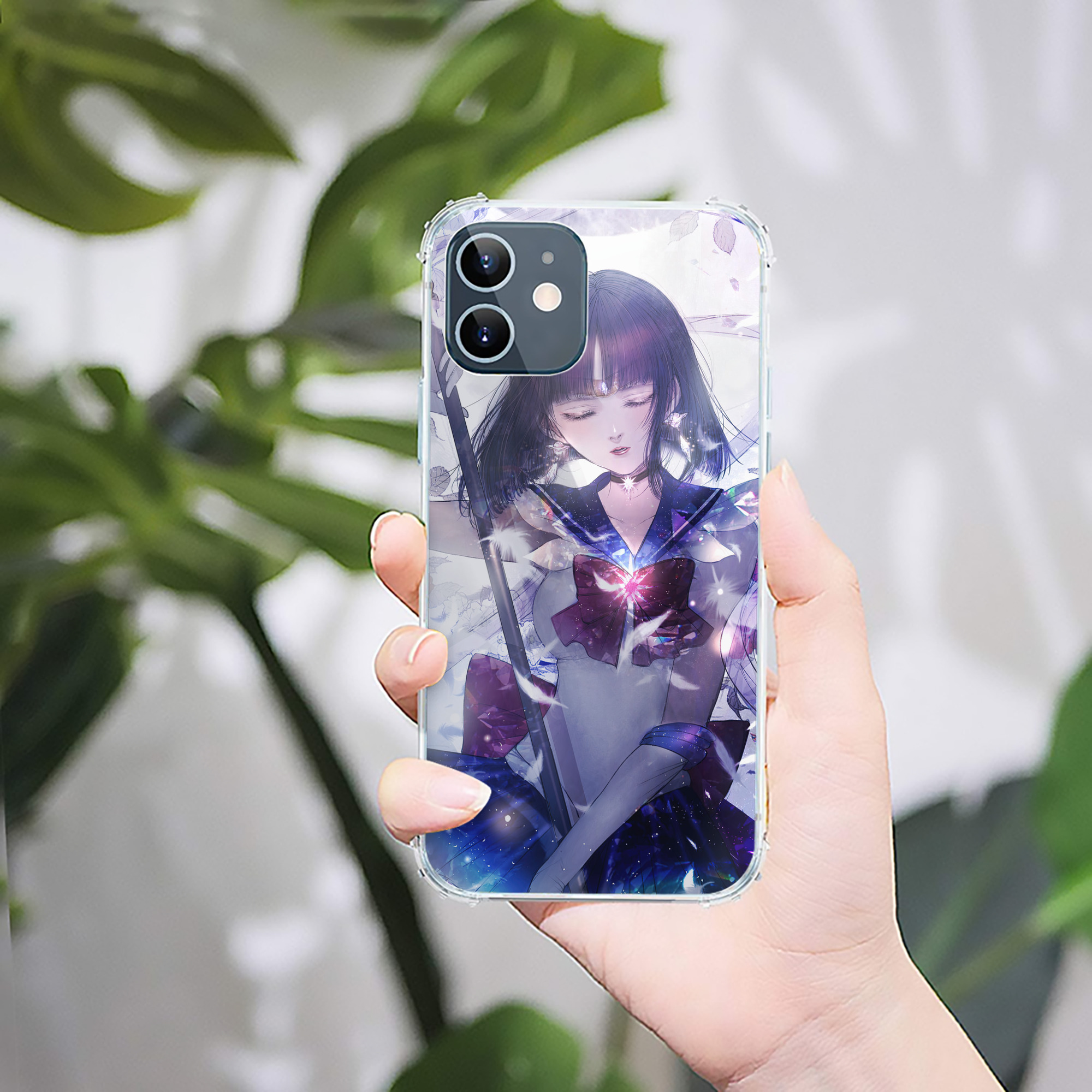 （画像用） 美少女戦士セーラームーン Sailor Moon 【iPhone 12シリーズ対応】透明スマホケース（クリアソフトケース）
